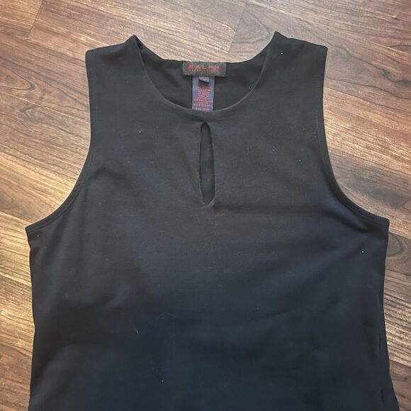 Ralph Lauren Dress Size M LBL Sheath Keyhole Front Knee Length Stretchy - Picture 3 of 9